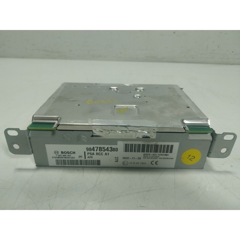 Recambio de sistema audio / radio cd para opel corsa f (p2jo) 1.2 (68) referencia OEM IAM  9847854380 