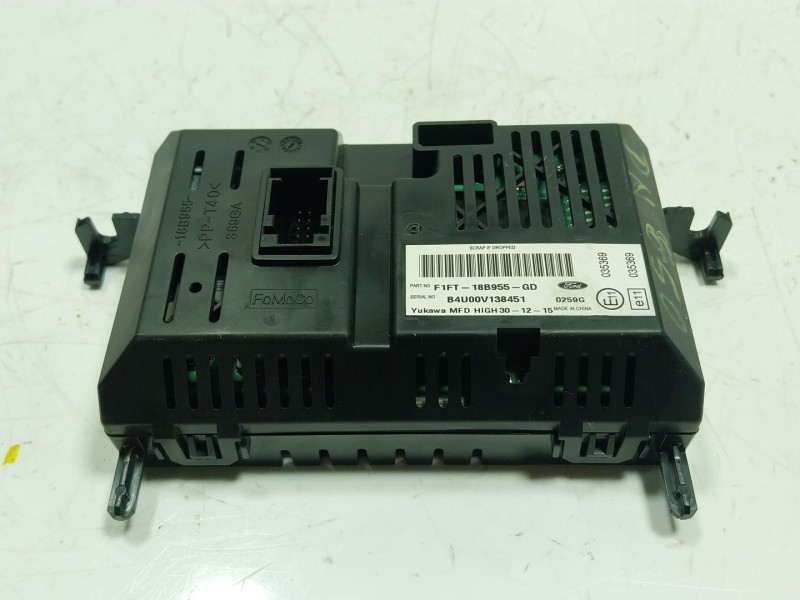 Recambio de pantalla multifuncion para ford c-max ii (dxa/cb7, dxa/ceu) 1.5 tdci referencia OEM IAM  F1FT18B955GD 