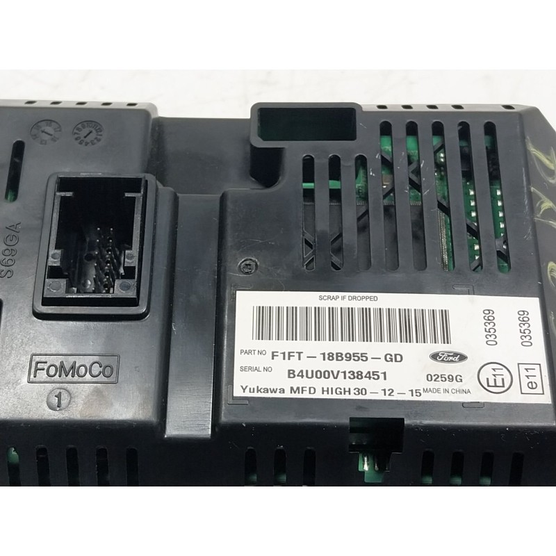 Recambio de pantalla multifuncion para ford c-max ii (dxa/cb7, dxa/ceu) 1.5 tdci referencia OEM IAM  F1FT18B955GD 