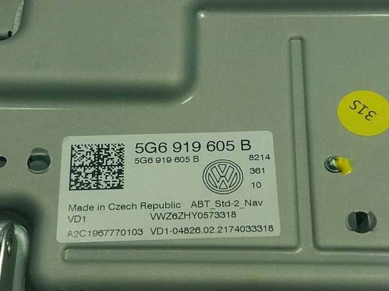 Recambio de sistema navegacion gps para volkswagen touran (5t1) 2.0 tdi referencia OEM IAM  5G6919605B 