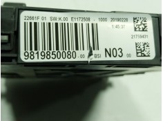 Recambio de caja reles / fusibles para peugeot 2008 i (cu_) 1.2 vti referencia OEM IAM  9819850080  2