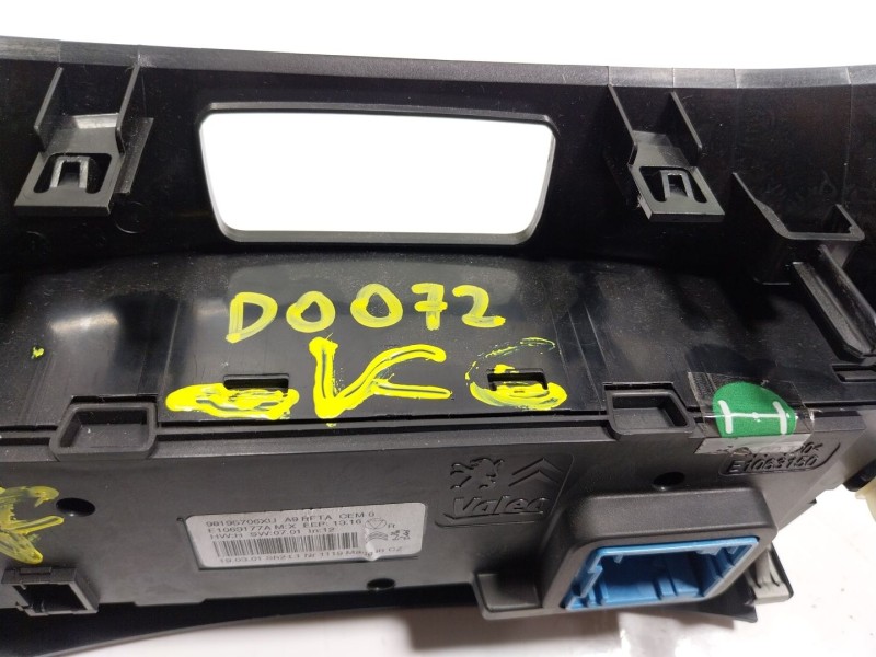 Recambio de mando climatizador para peugeot 2008 i (cu_) 1.2 vti referencia OEM IAM  98195706 