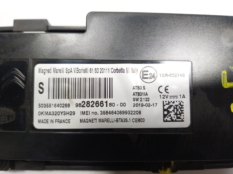 Recambio de modulo electronico para peugeot 2008 i (cu_) 1.2 vti referencia OEM IAM  9828266180 