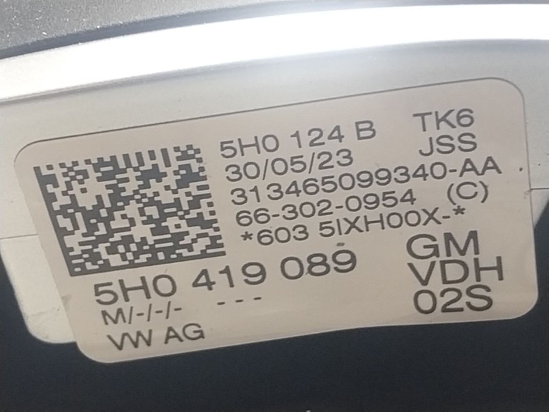 Recambio de volante para volkswagen touran (5t1) 2.0 tdi referencia OEM IAM  5H0419089 