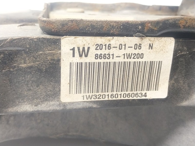 Recambio de refuerzo paragolpes trasero para kia rio iii (ub) 1.2 cvvt referencia OEM IAM  866311W200 