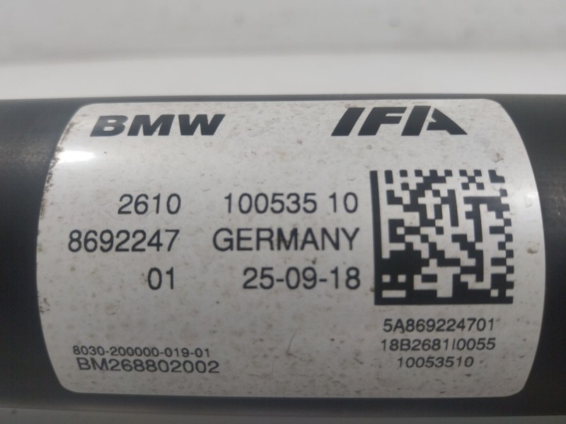 Recambio de transmision central para bmw x3 (g01, f97, g08) xdrive 20 d referencia OEM IAM 26108680320 10053510 