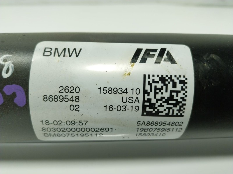 Recambio de transmision central para bmw x5 (g05, f95) xdrive 40 i referencia OEM IAM  868954802 