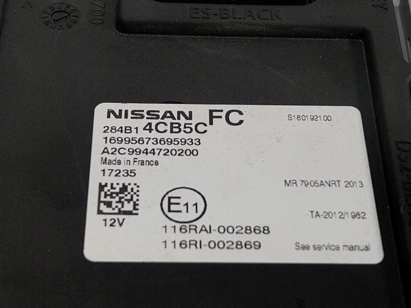 Recambio de modulo electronico para nissan pulsar hatchback (c13) 1.2 dig-t referencia OEM IAM  284B14CB5C 