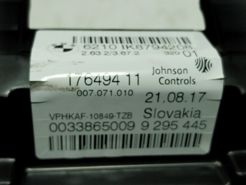 Recambio de cuadro instrumentos para bmw x1 (f48) sdrive 18 d referencia OEM IAM  17649411 