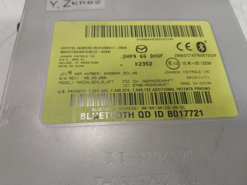 Recambio de modulo electronico para mazda cx-5 (ke, gh) 2.2 d awd (ke102) referencia OEM IAM  21456502 