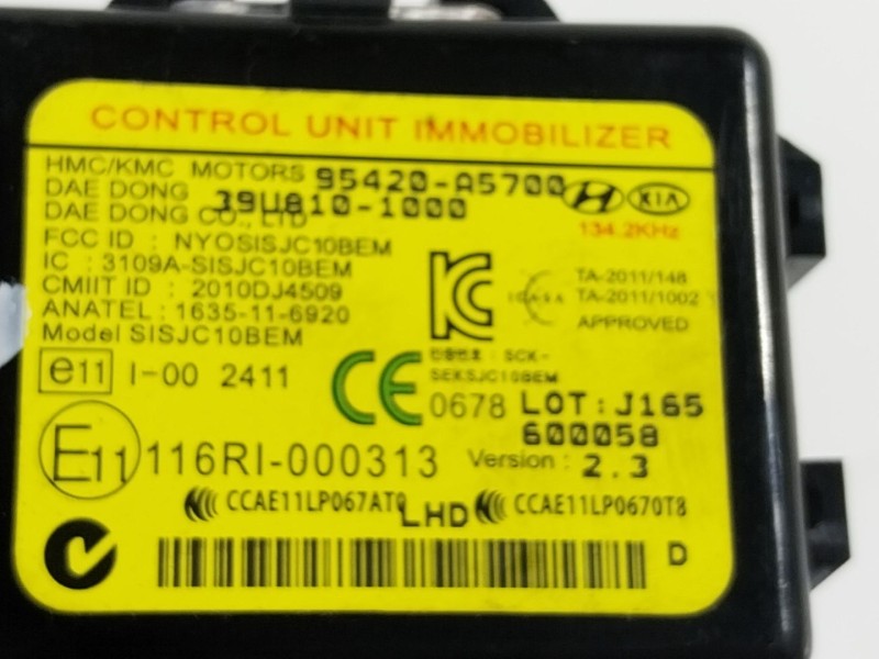 Recambio de modulo electronico para hyundai i30 (gd) 1.4 crdi referencia OEM IAM  95420A5700 
