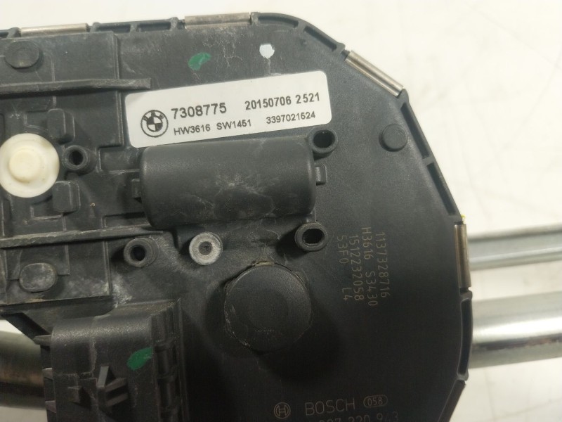 Recambio de motor limpia delantero para bmw 6 gran coupe (f06) 640 d referencia OEM IAM  3397021524 