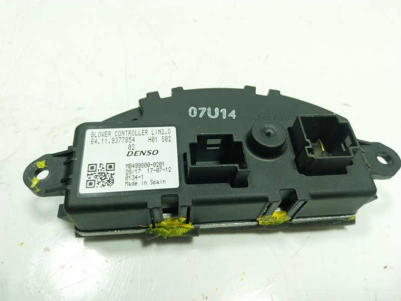 Recambio de resistencia calefaccion para bmw x1 (f48) sdrive 18 d referencia OEM IAM  937785402 