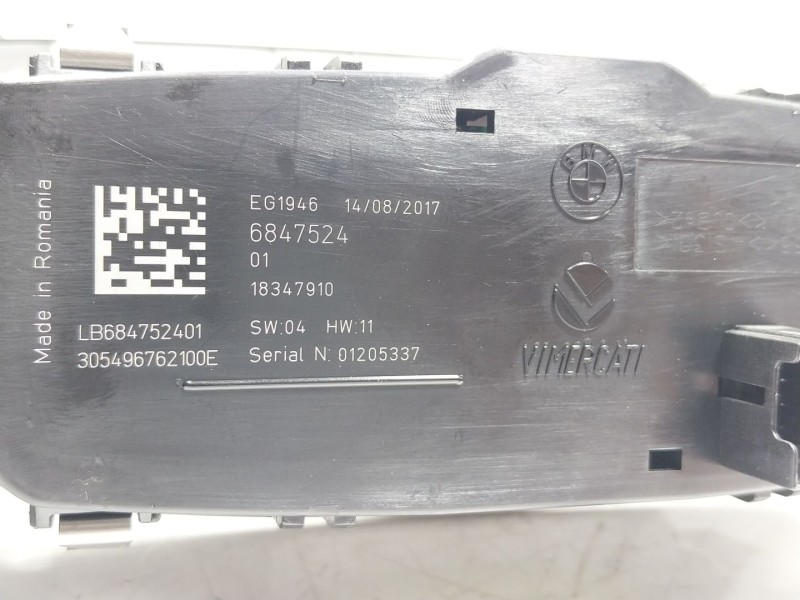 Recambio de mando luces para bmw x1 (f48) sdrive 18 d referencia OEM IAM  684752401 