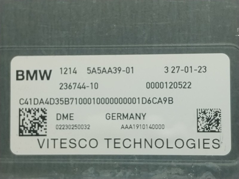 Recambio de centralita motor uce para bmw x1 (u11) sdrive 18 i referencia OEM IAM 12145B4D4A9 23674410 