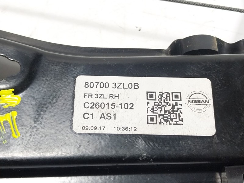 Recambio de elevalunas delantero derecho para nissan pulsar hatchback (c13) 1.2 dig-t referencia OEM IAM  807003ZL0B 