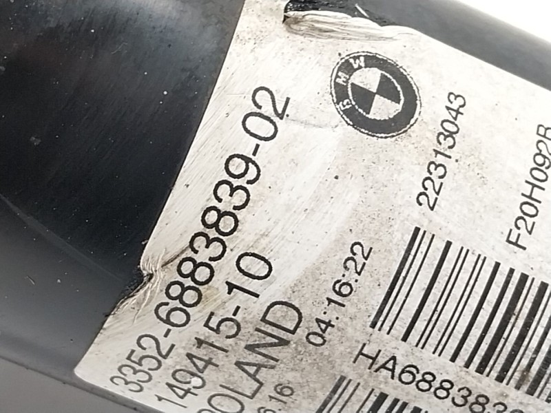 Recambio de amortiguador trasero derecho para bmw 1 (f20) 116 d referencia OEM IAM  688383902 