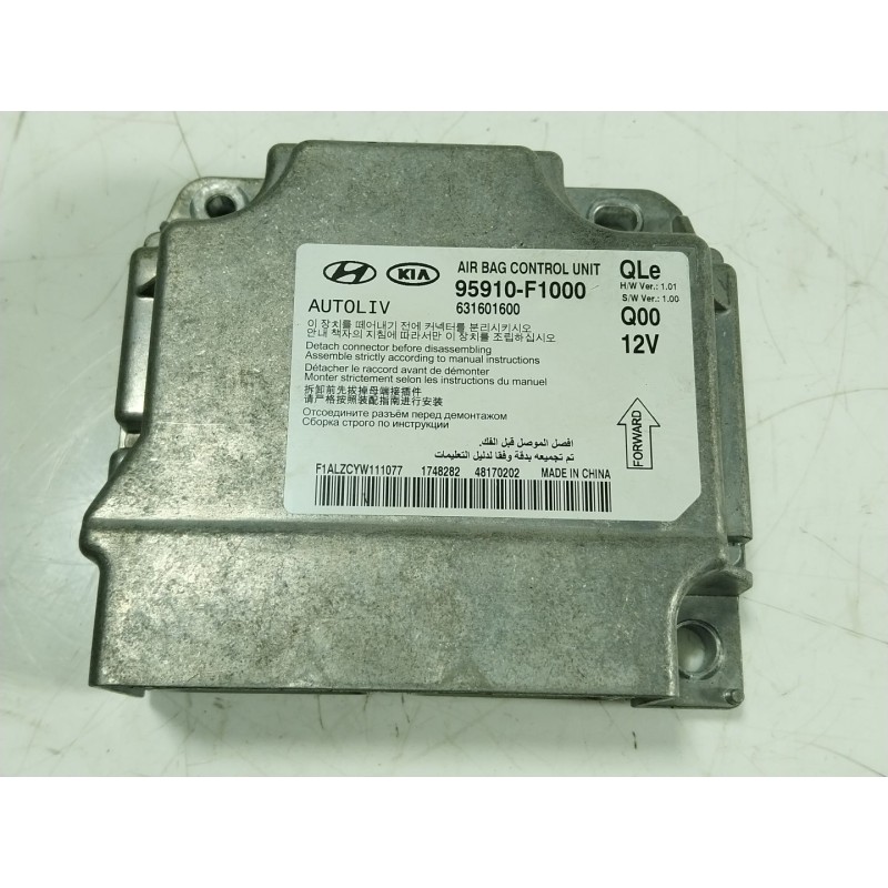 Recambio de centralita airbag para kia sportage iv (ql, qle) 1.7 crdi referencia OEM IAM  95910F1000 