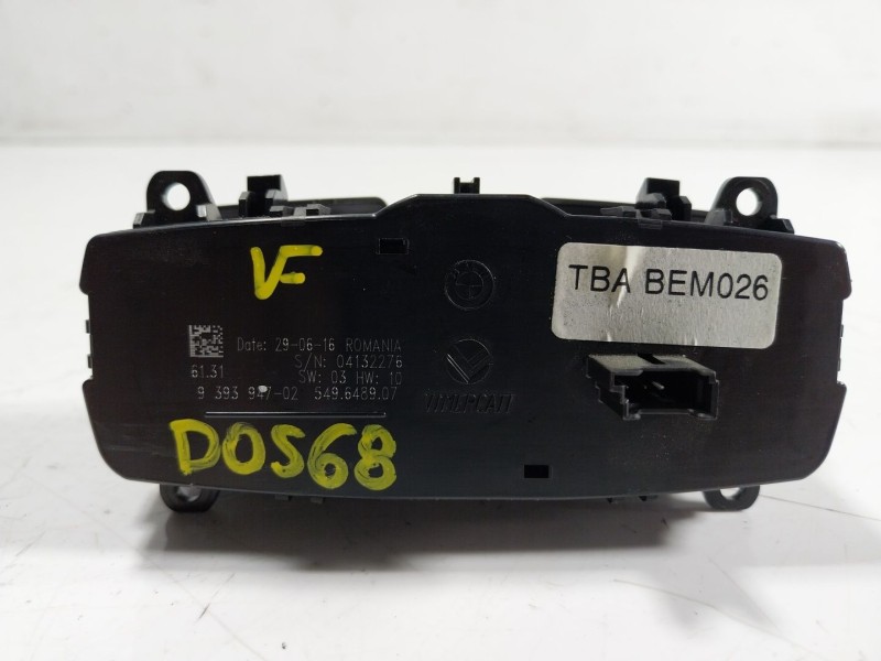 Recambio de mando luces para bmw 1 (f20) 116 d referencia OEM IAM  939394702 