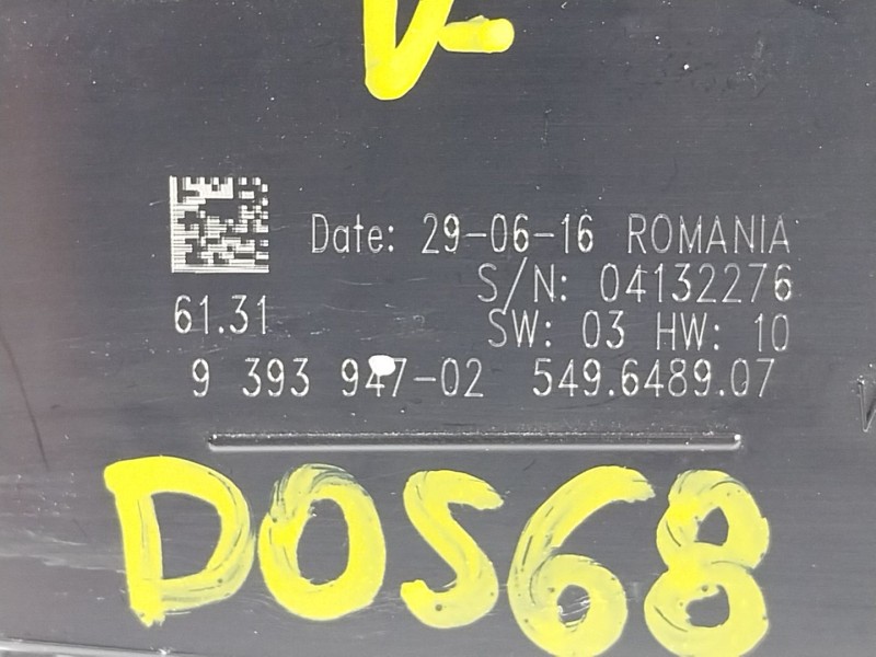 Recambio de mando luces para bmw 1 (f20) 116 d referencia OEM IAM  939394702 