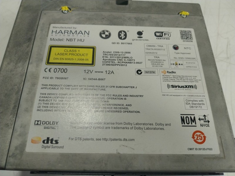 Recambio de sistema navegacion gps para bmw 6 gran coupe (f06) 640 d referencia OEM IAM  CI938985602 