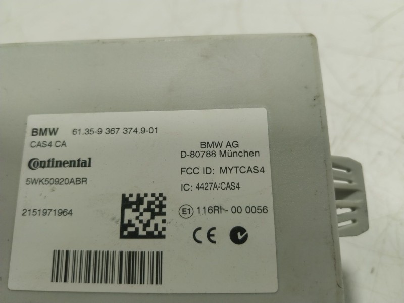 Recambio de modulo electronico para bmw 6 gran coupe (f06) 640 d referencia OEM IAM  9367374901 