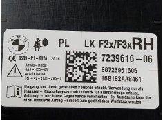 Recambio de airbag lateral delantero derecho para bmw 1 (f20) 116 d referencia OEM IAM  723961606  2