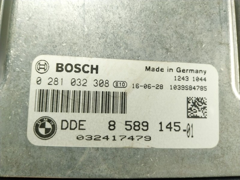 Recambio de centralita motor uce para bmw 1 (f20) 116 d referencia OEM IAM  858914591 