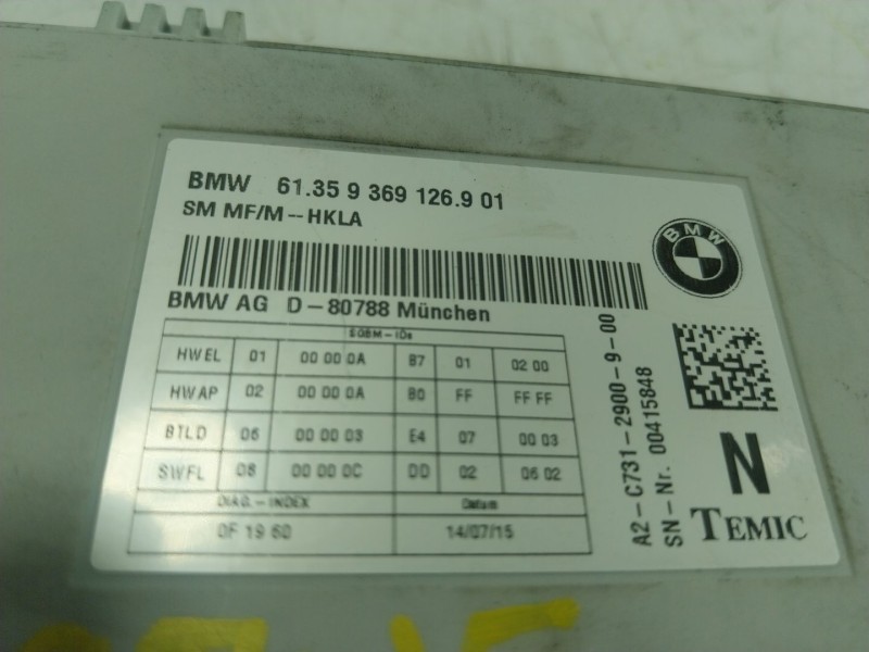 Recambio de modulo electronico para bmw 6 gran coupe (f06) 640 d referencia OEM IAM  61359369126901 