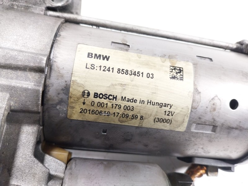 Recambio de motor arranque para bmw 1 (f20) 116 d referencia OEM IAM  858345103 