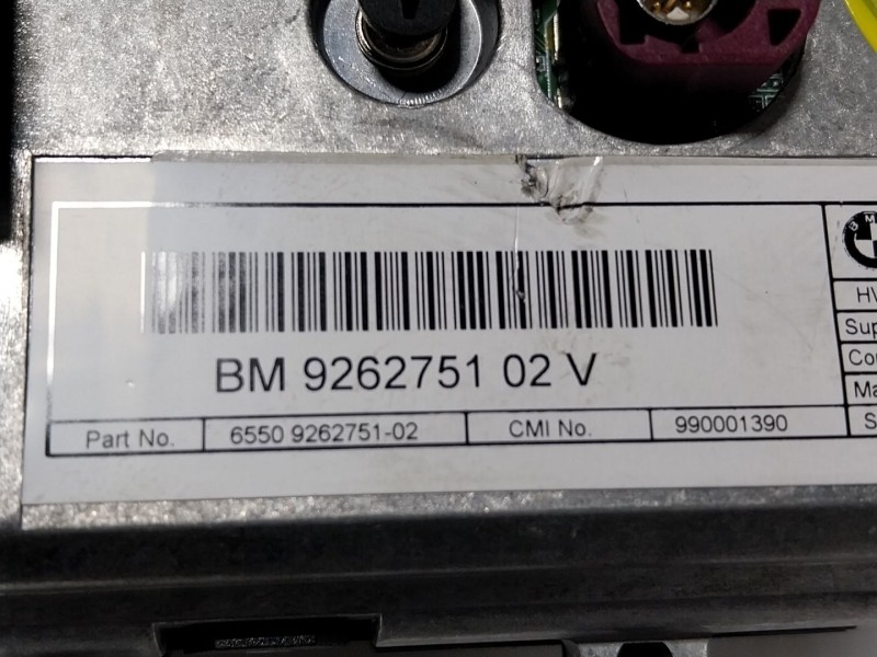 Recambio de pantalla multifuncion para bmw 1 (f20) 116 d referencia OEM IAM 65509270391 926275102 