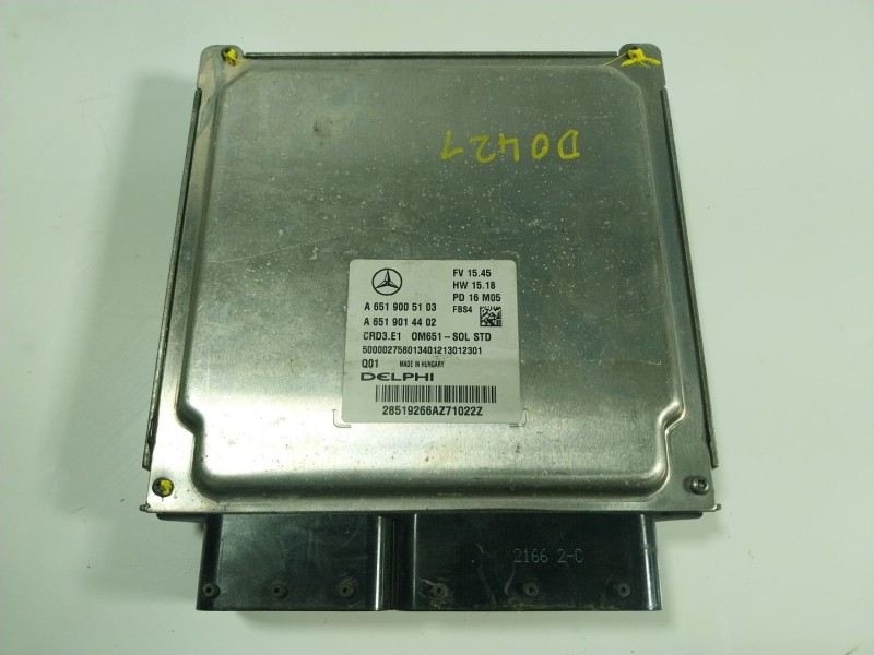 Recambio de centralita motor uce para mercedes-benz cla shooting brake (x117) cla 220 cdi / d (117.903) referencia OEM IAM  A651