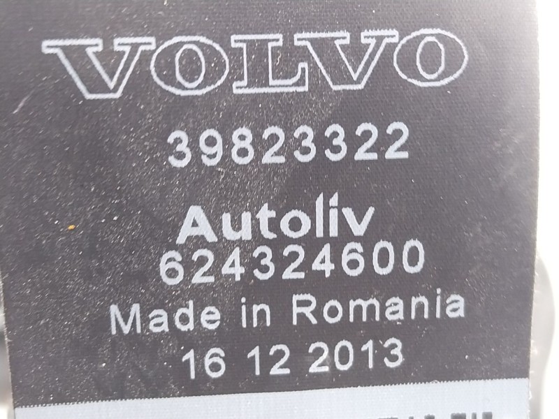 Recambio de cinturon seguridad trasero izquierdo para volvo v60 i (155) d3 referencia OEM IAM  39823322 