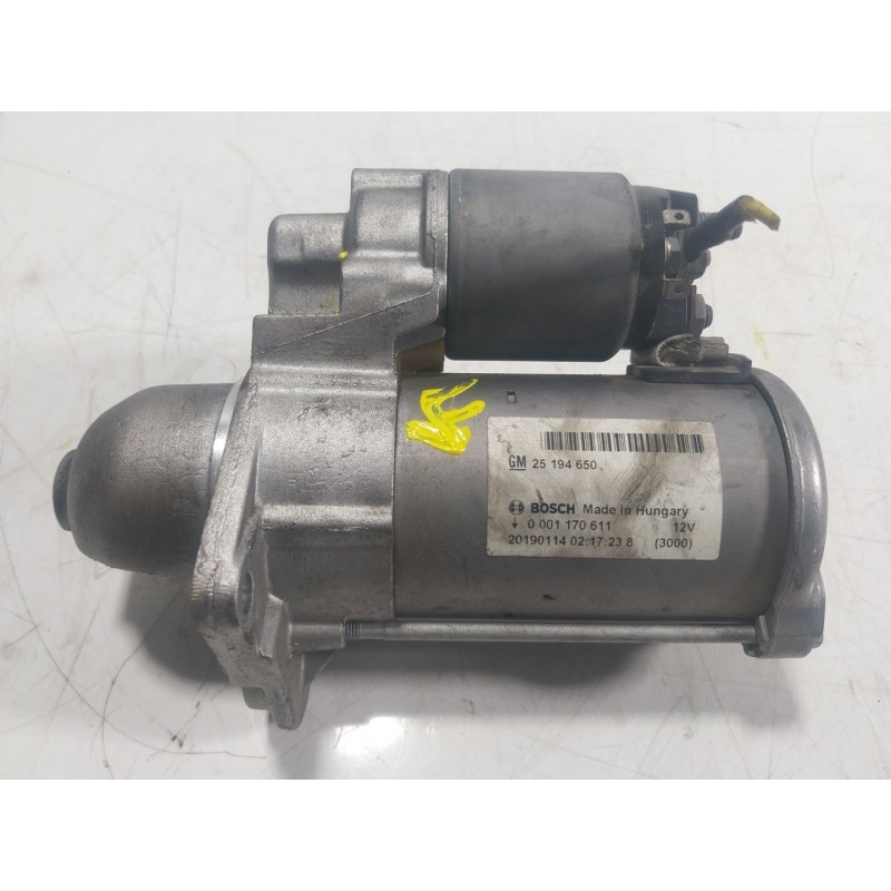 Recambio de motor arranque para opel corsa e (x15) 1.4 (08, 68) referencia OEM IAM  25194650 