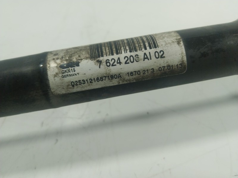 Recambio de transmision trasera derecha para bmw 1 (f20) 116 d referencia OEM IAM 33207624206 7624206AI02 