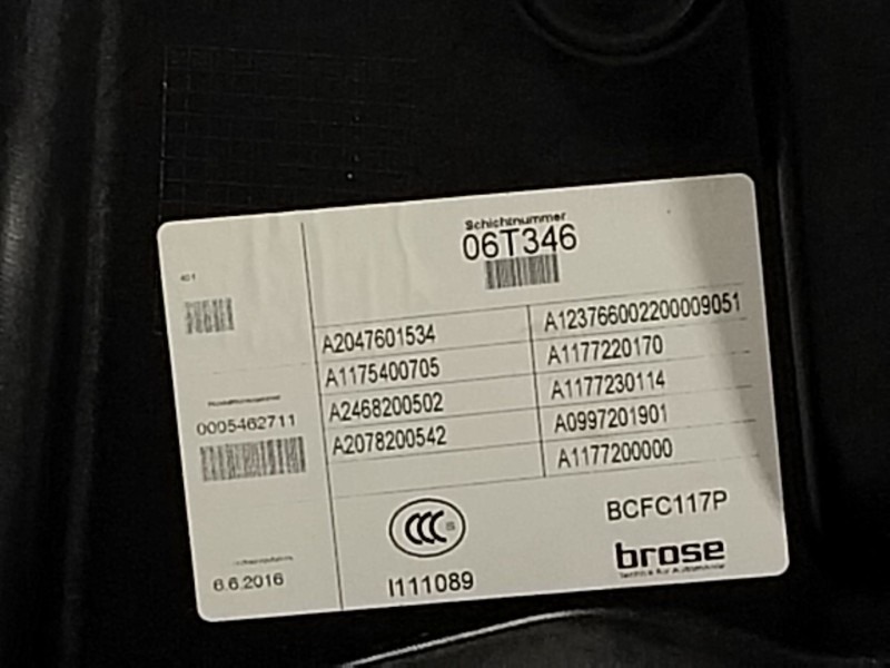 Recambio de elevalunas delantero izquierdo para mercedes-benz cla shooting brake (x117) cla 220 cdi / d (117.903) referencia OEM