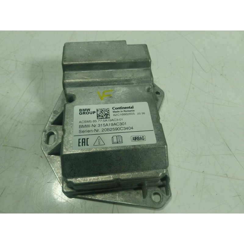 Recambio de centralita airbag para bmw 1 (f40) 118 d referencia OEM IAM  315A19AC301 