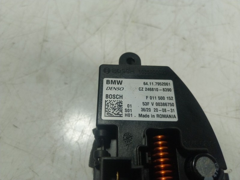 Recambio de resistencia calefaccion para bmw 1 (f40) 118 d referencia OEM IAM  7952061 