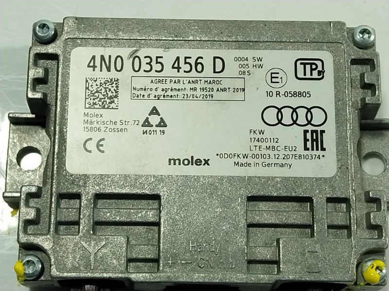 Recambio de modulo electronico para volkswagen id.3 (e11, e12) pro referencia OEM IAM  4N0035456D 