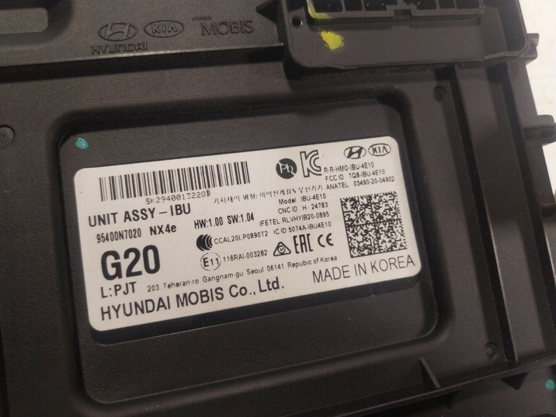 Recambio de modulo electronico para hyundai tucson (nx4e, nx4a) 1.6 t-gdi referencia OEM IAM  95400N7020 