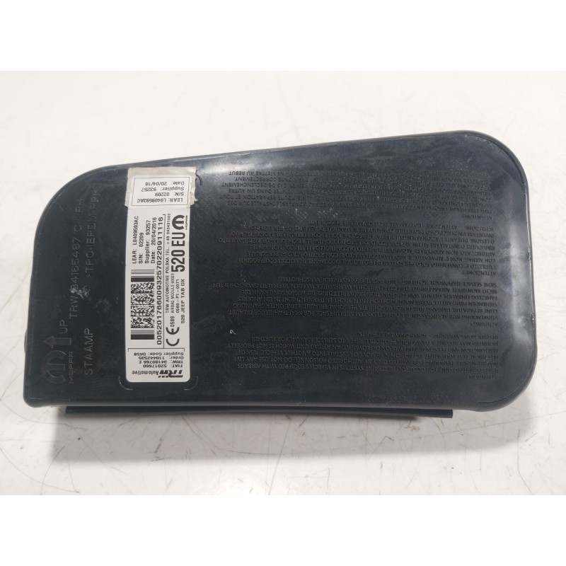 Recambio de airbag lateral delantero derecho para jeep renegade suv (bu, b1, bv) 1.6 crd referencia OEM IAM  34165487C 