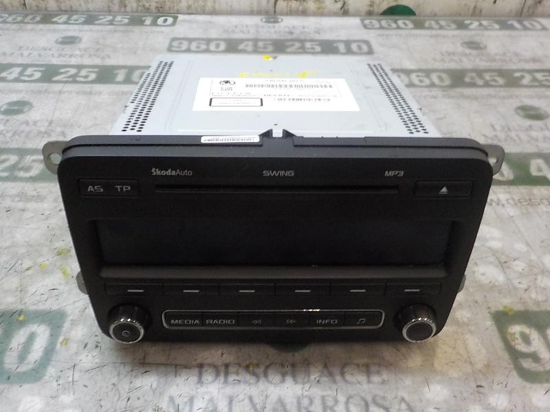 Recambio de sistema audio / radio cd para skoda fabia (5j2 ) spirit referencia OEM IAM 5J0035161C 5J0035161C 