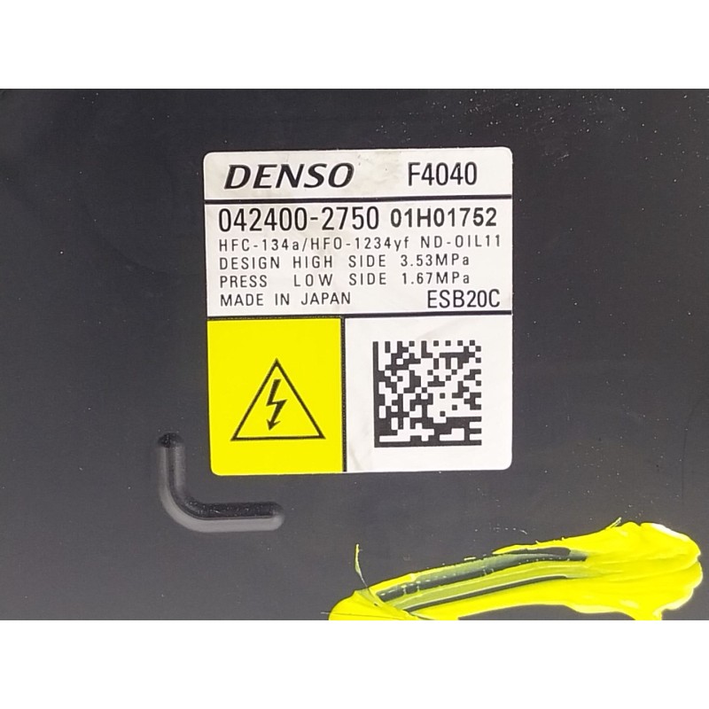 Recambio de compresor aire acondicionado para toyota c-hr (_x1_) 1.8 hybrid (zyx10_, zyx11_) referencia OEM IAM  0424002750 