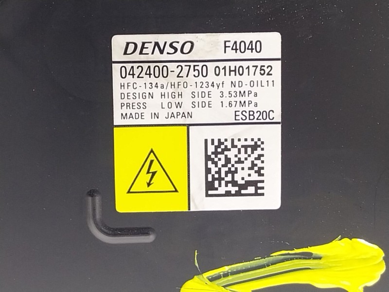 Recambio de compresor aire acondicionado para toyota c-hr (_x1_) 1.8 hybrid (zyx10_, zyx11_) referencia OEM IAM  0424002750 
