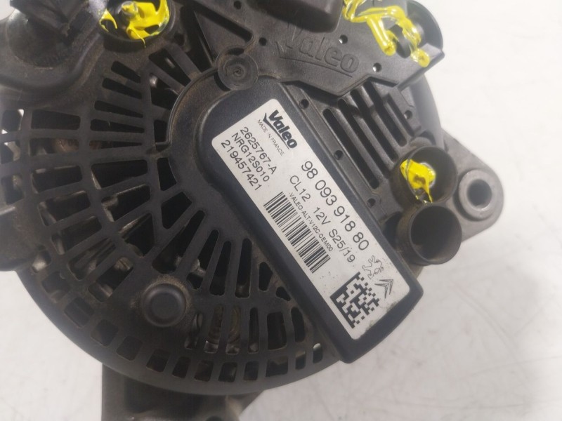 Recambio de alternador para citroën c4 cactus 1.2 thp 110 referencia OEM IAM  9809391880 