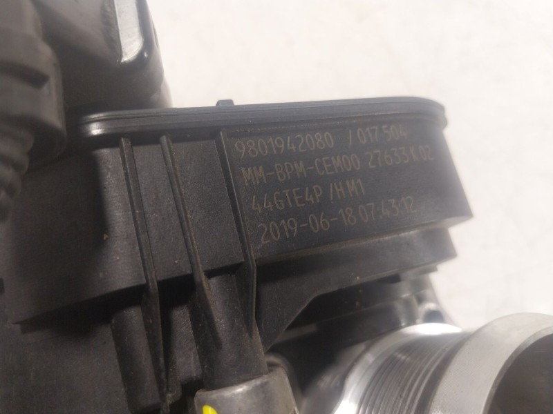 Recambio de caja mariposa para citroën c4 cactus 1.2 thp 110 referencia OEM IAM  9801942080 