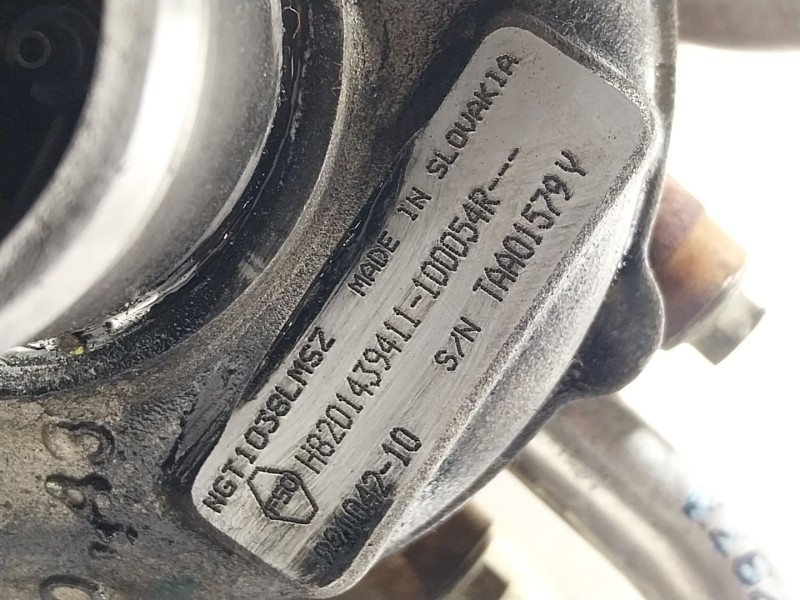 Recambio de turbocompresor para renault scénic iii (jz0/1_) 1.2 tce referencia OEM IAM 144105784R H8201439411 