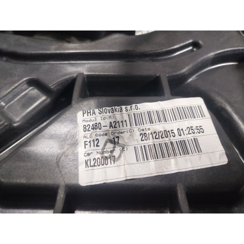 Recambio de elevalunas delantero derecho para kia cee´d (jd) 1.4 crdi 90 referencia OEM IAM  82480A2111 