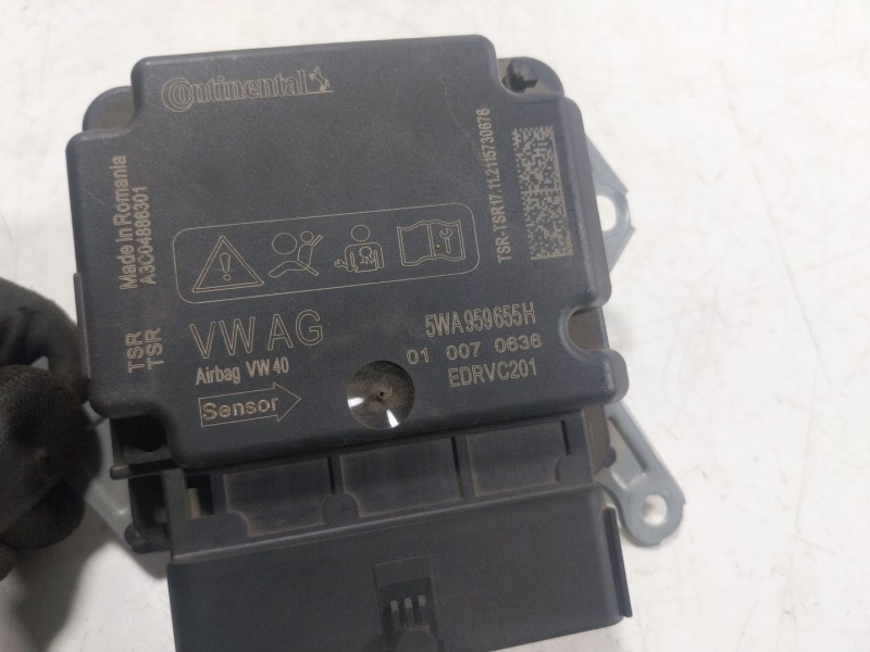 Recambio de centralita airbag para volkswagen golf viii (cd1, da1) 1.0 tsi referencia OEM IAM  5WA959655H 