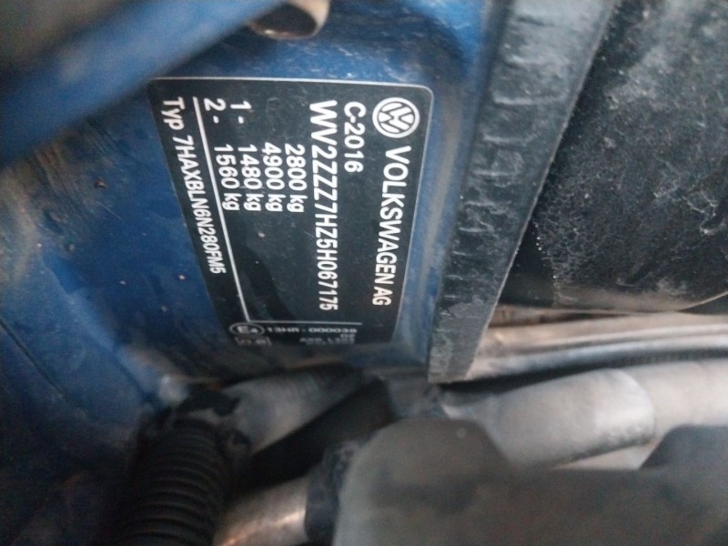 volkswagen transporter t5 furgoneta (7ha, 7hh, 7ea, 7eh) del año 2005